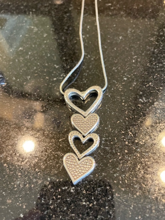 Brighton Jewelry - Brighton Rare Vintage Silver Heart Necklace - Set Available Separately